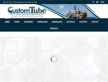 Tablet Screenshot of customtubemfg.com